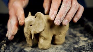 ASMR Clay molding and sculpting [upl. by Camala]