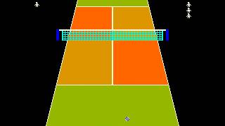 Arcade Game World Tennis 1982 Original Game [upl. by Sainana250]