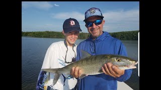 Giant Bonefish Going Crazy this morning in Biscayne Bay Miami [upl. by Ric]