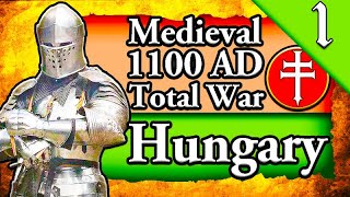 RISE OF HUNGARY Medieval Total War 1100 AD Hungary Campaign Gameplay 1 [upl. by Waldo]