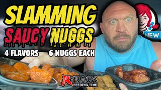 Ryback Slams Every Flavor Of Wendy’s New Saucy Nuggs [upl. by Aires]