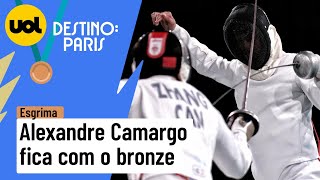 ALEXANDRE CAMARGO FICA COM O BRONZE NA ESGRIMA NO PAN DE SANTIAGO [upl. by Crissie]