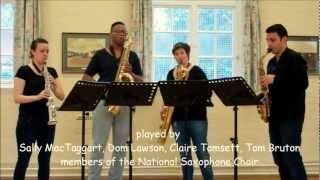 The Right Time  saxophone quartet music [upl. by Rois701]