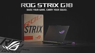 2024 ROG Strix G18  Official unboxing video  ROG [upl. by Eindys]