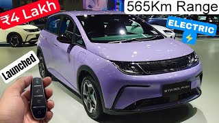 New Electric Car Launched With 565Km Range  ₹4 Lakh  Most Affordable Best Electric Car 2024 By BYD [upl. by Aym]