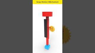 Snap Motion Mechanism machine solidworks mechanical manufacturing mechanicalengineering [upl. by Shanta]