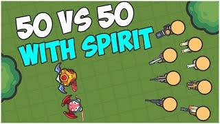 Zombs Royale  50 VS 50 With SPIRIT [upl. by Ayila]