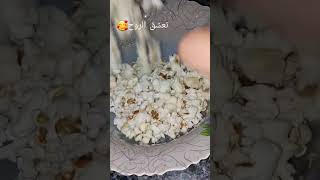 فشار بالزبدة🍿 والملح يجنن لازم تجربيها [upl. by Neb82]