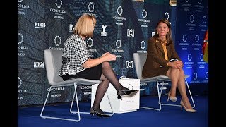 Marta Lucía Ramírez con Paula Dobriansky en Cumbre Concordia Américas 2018 [upl. by Riocard]