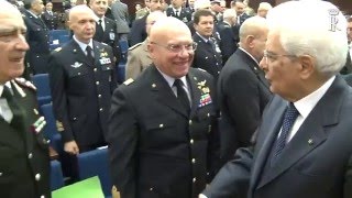 Mattarella al Comando Operativo Vertice Interforze [upl. by Eiramait432]