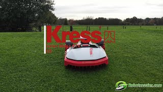 KRESS RTKn GPS draadloze robotmaaier [upl. by Arreyt]