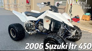 NEW PROJECT 2006 Suzuki LTR 450 racer [upl. by Jerusalem44]