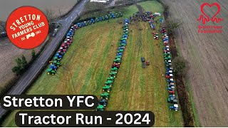 Stretton Young Farmers Club  Tractor Run 2024 [upl. by Sesilu]