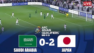 Saudi Arabia vs Japan  Asian Qualifiers 2026 World Cup Full Match [upl. by Grose438]