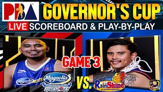 MAGNOLIA VS RAIN OR SHINE GAME 3  PBA LIVE PLAYBYPLAY REACTION [upl. by Enialem]