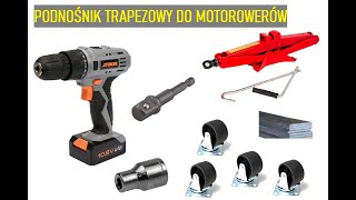 PODNOĹšNIK TRAPEZOWY OBROTOWY AUTOMATYCZNY BARDZO PRZYDATNY PRZYRZÄ„D DO MOTOROWERĂ“W SKUTERĂ“W SILNIKĂ“W [upl. by Raymond]