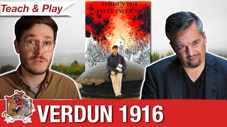 Verdun 1916 Steel Inferno  teach amp play with Volko Ruhnke amp Jason Matthews [upl. by Sudnac86]