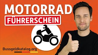 Der Motorradführerschein 🏍️🛵 Führerscheinklassen amp Zulassungsvoraussetzungen [upl. by Lednyc568]