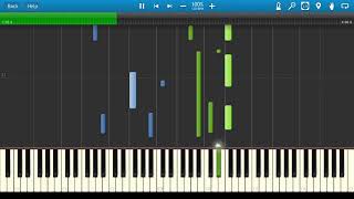 The Sound of Rain  BigRicePiano Piano Tutorial Synthesia [upl. by Ihpen]