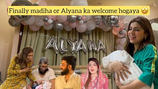 Madiha or Alyana ko diya welcome surprise 🤩 [upl. by Proud821]