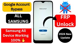 All Samsung FRP Bypass  Remove Google Account  Without Pc  Android 11121314 FRP Unlock [upl. by Niffirg]