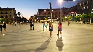 ARGOSTOLI KEFALONIA  a Beautiful City Square at Night [upl. by Jaddo250]