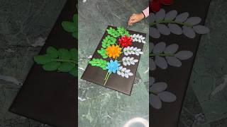 Beautiful Flower Wall Frame Recycled Craft short youtubeshort reel viral trending diycrafts [upl. by Anegroeg243]