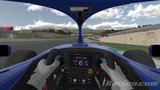 iRacing Mugello Gp Super Formula Lights Track Guide Hotlap  Telemetry [upl. by Ayikaz]