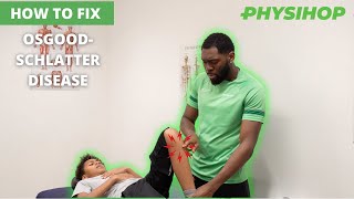 How to fix Osgood Schlatter disease  Best exercises [upl. by Adnylg]