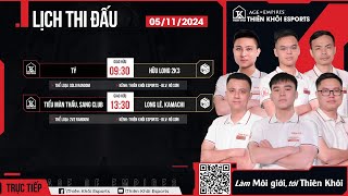 Trực tiếp  Thiên KhôiTMT  Sang vs EGOLong Lê  Kamachi  2vs2 Random  BLV RBS  05112024 [upl. by Lartnom877]