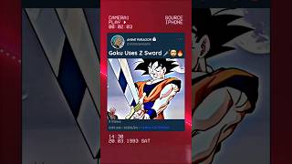 Goku uses Z sword 🗡️🤯🔥 dragonball dbs dbz dragonballz dragonballsuper shorts [upl. by Marras]