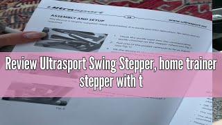 Review Ultrasport Swing Stepper home trainer stepper with training computer updown stepper for be [upl. by Acinemod474]