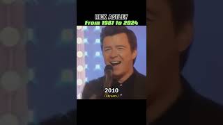 Rick Astley evolution rickroll thenandnow nostalgia evolution rickastley shorts [upl. by Abeh94]