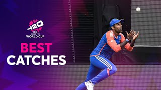 Unbelievable athleticism  The Best Catches of T20WC 2024 [upl. by Cogen]