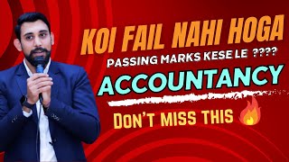 How to get Passing Marks in Accountancy Exam  Backbenchers Strategy  Class 12  Boards 2024 [upl. by Notlrac822]