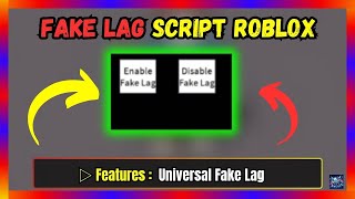 Fake Lag Script Roblox  Free Download and Copy [upl. by Ynnam803]