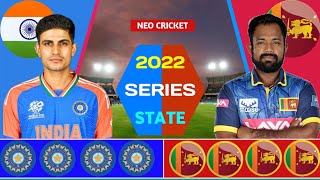 India Vs Sri Lanka 2022 Series State  Neo Cricket [upl. by Benson]