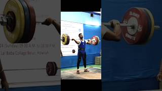 Clean amp jerk150kg shorts shortsvideo youtubeshorts weighlifting cleanandjerk [upl. by Ahsena]