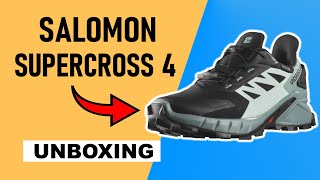 Salomon Supercross 4 GTX W 417342 Unboxing [upl. by Nyraa]