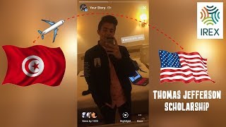 Thomas Jefferson SCHOLARSHIP Program SemiFinal VLOG  TUNISIA [upl. by Bowles]