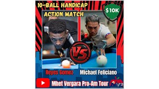 10k Action Match Michael Feliciano Vs Reyes Gomez 8910 Part 1 [upl. by Pail]