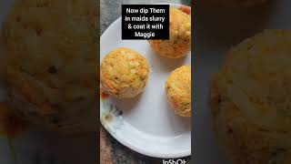 MAGGI PAKORA BALLS RECIPE EASY PAKORA RECIPE MAGGI SNACKS RECIPE NOODLES BALL RECIPE NOven😋 [upl. by Heti]