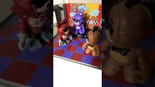 Hey kids nice to meet ya FNAF song fivenightsatfreddys stopmotion fnaftoys funkosnaps viral [upl. by Holmen]