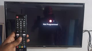 LG Tv Not Programmed  LG Tv Not Programmed Solutions  Lg Tv Not Programmed Problem Solved Video [upl. by Alyworth]