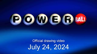 Powerball drawing for July 24 2024 [upl. by Downing]