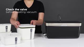 Vacuvita HOW TO use vacuum containers [upl. by Havelock]