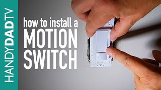 How to install a Lutron Maestro Motion Sensor Switch  No Neutral Required [upl. by Reivaj]