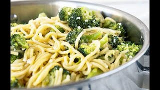 Cómo hacer unos deliciosos fideos con brócoli de manera rápida y fácil [upl. by Ulberto]