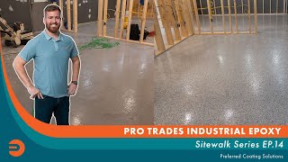 Professional Epoxy Install Transforms Pro Trades Office  Preferred Coating Solutions Ep14 [upl. by Yrral166]