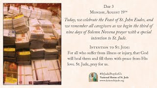 Day 3  Solemn Novena to St Jude for Healing August 2024 [upl. by Yatnohs]